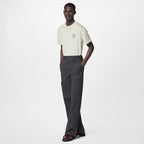 Signature Short-Sleeved T-Shirt – made from a fine compact cotton knit, it features an embroidered signature – LUX VERSE Luxury Designer Fashion Outlet