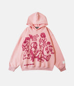 Vaguely Hoodie – material: Premium Cotton & Polyester Design: Thick knit, hemmed cuffs and sleeves, – LUX VERSE Luxury Designer Fashion Outlet