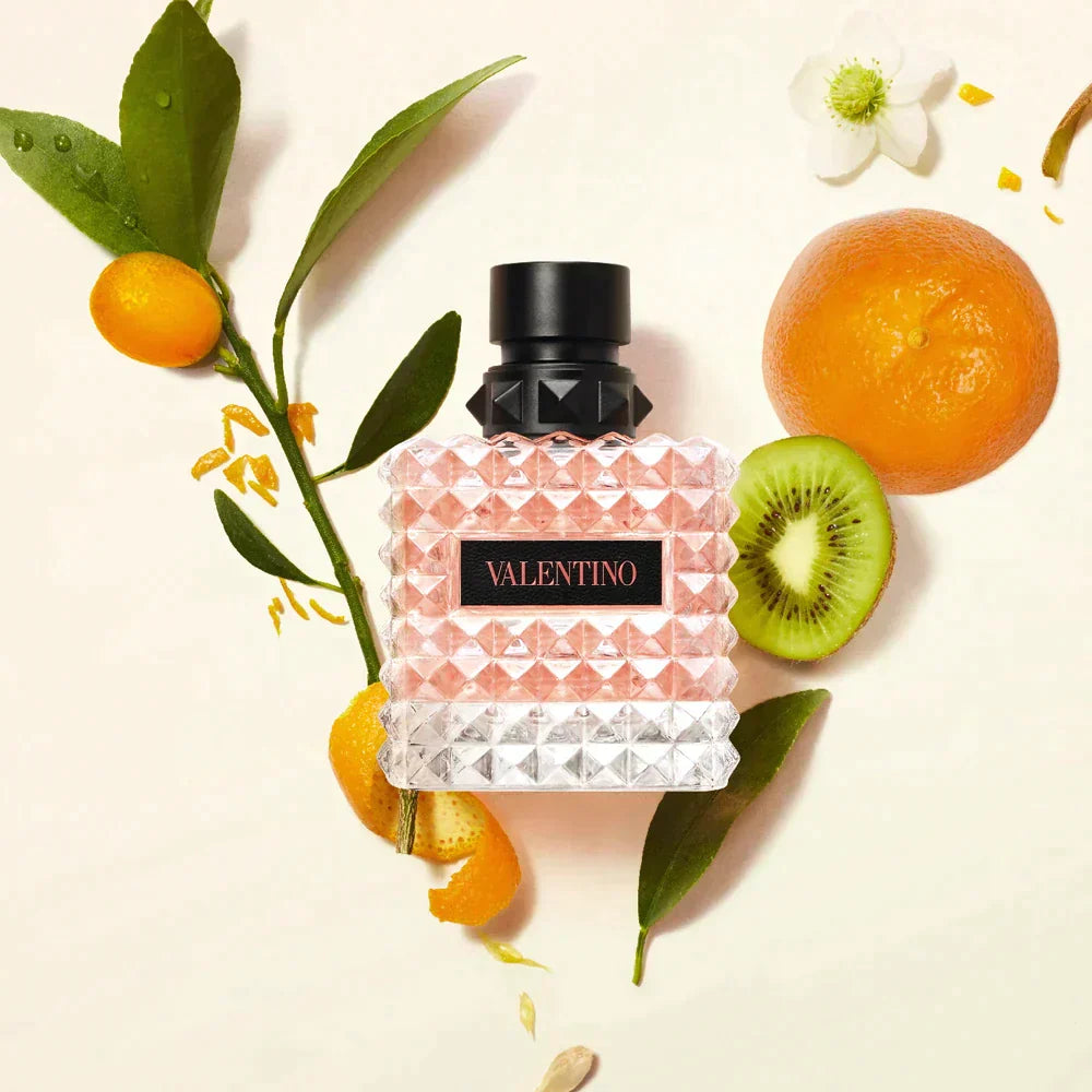 Valentino Donna Born In Roma Coral Fantasy 3.4 oz EDP for women – this contemporary women's perfume is the perfect blend of fruity, feminine floral – LUX VERSE Luxury Designer Fashion Outlet