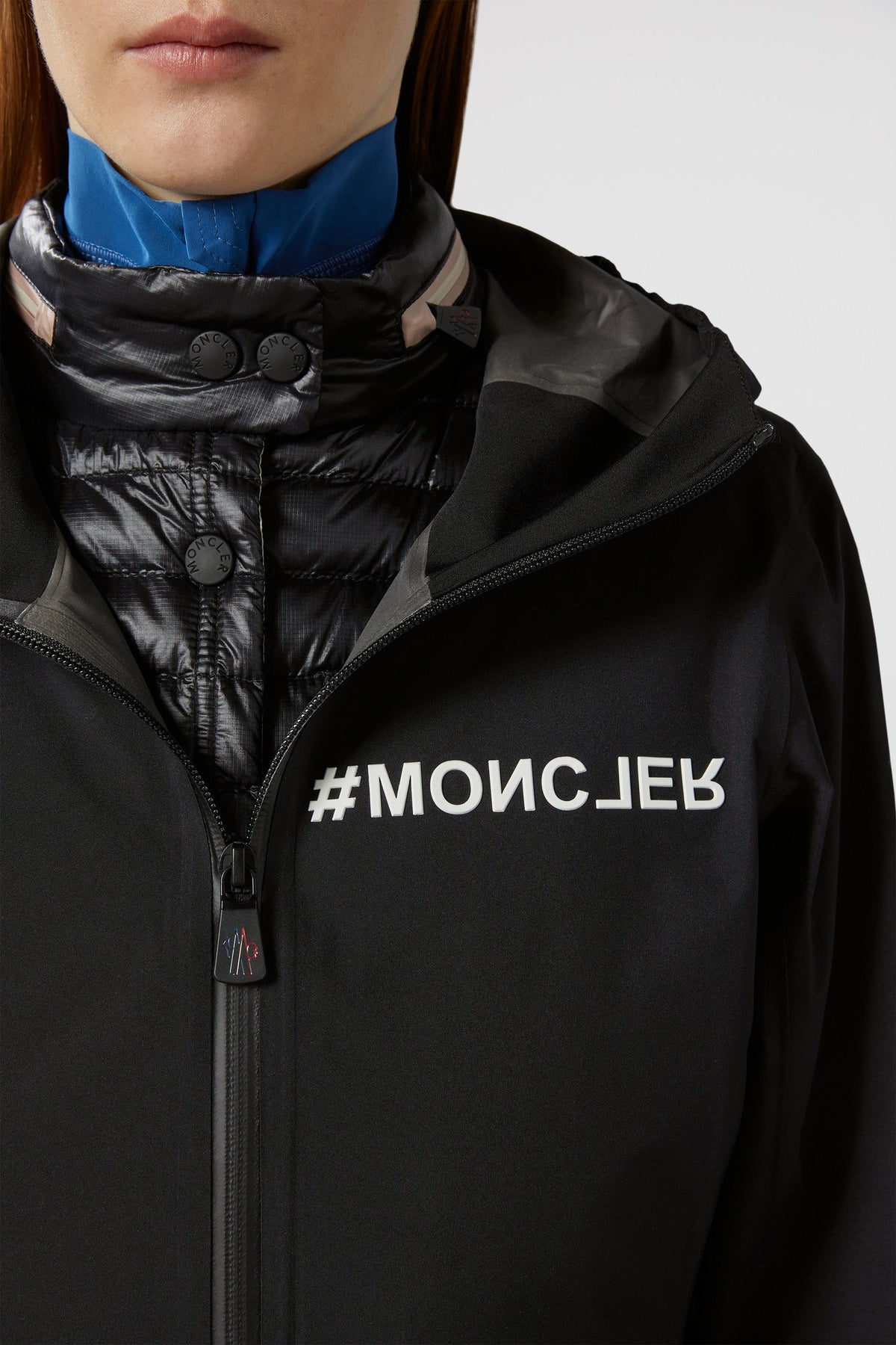 Valles Hooded Shell Jacket – multi-functional: the practical puffer boasts pull-out gloves and is packable- – LUX VERSE Luxury Designer Fashion Outlet