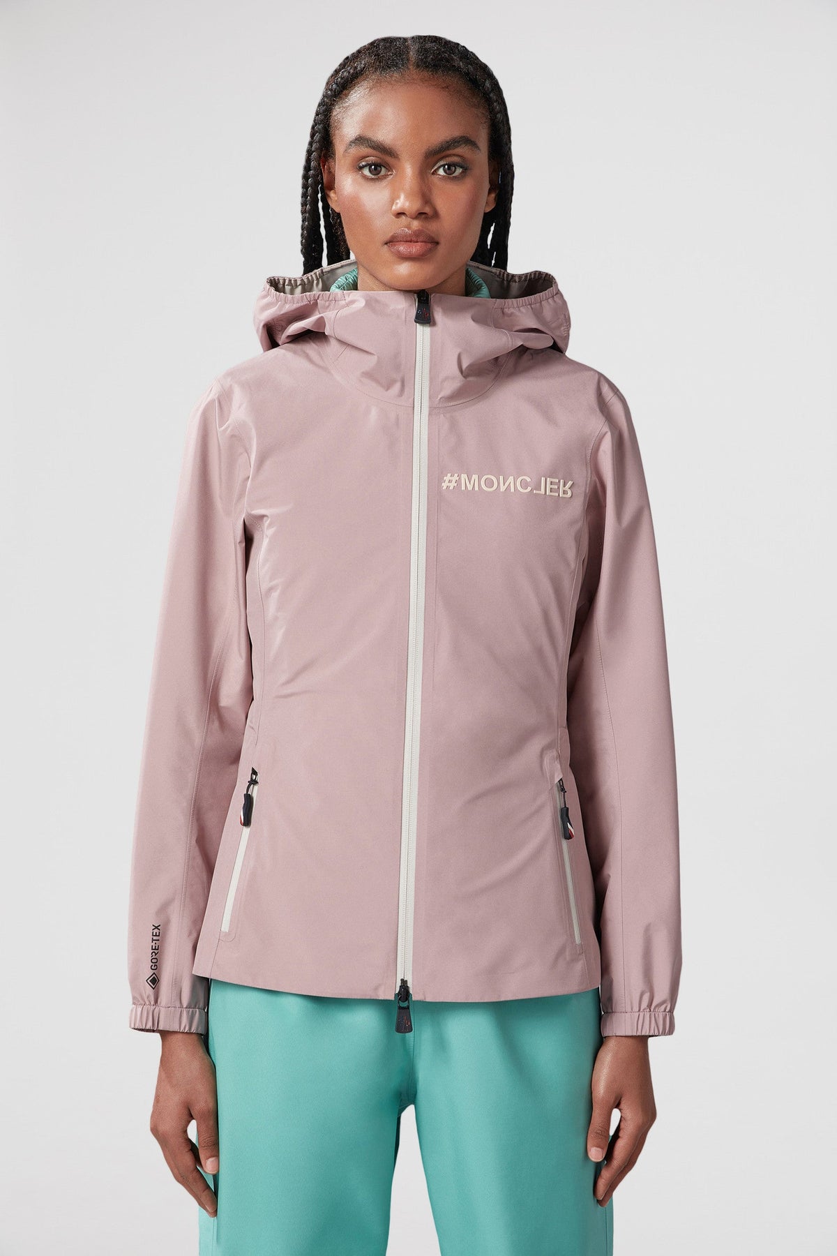 Valles Hooded Shell Jacket – multi-functional: the practical puffer boasts pull-out gloves and is packable- – LUX VERSE Luxury Designer Fashion Outlet