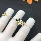 Frivole Gold 5 Flowers Bracelet – LUX VERSE Luxury Designer Fashion Outlet