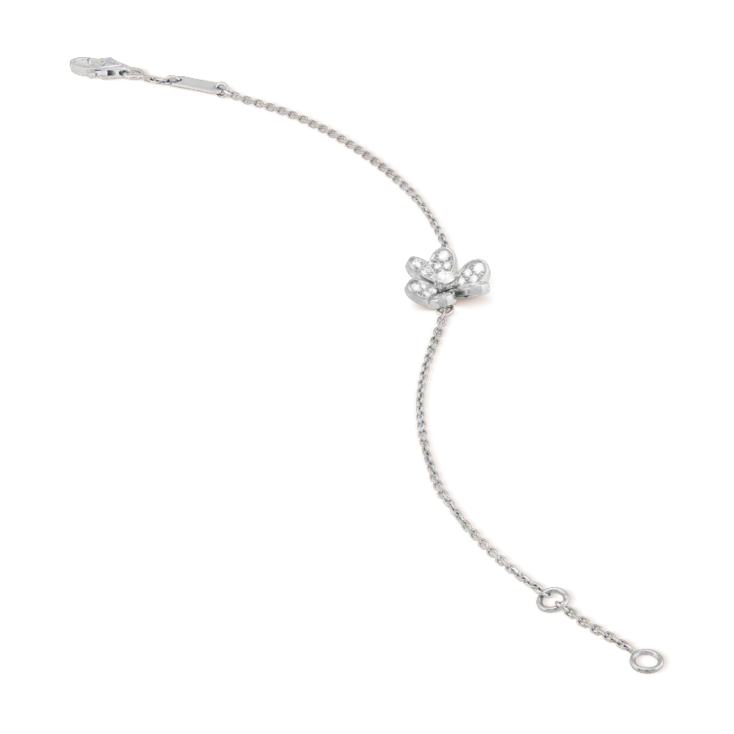 Frivole Flower Diamond Bracelet Silver – LUX VERSE Luxury Designer Fashion Outlet