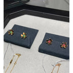 Frivole  Flower Pink Earrings – LUX VERSE Luxury Designer Fashion Outlet