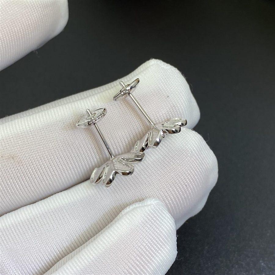 Frivole Mini Silver Flower Earrings – LUX VERSE Luxury Designer Fashion Outlet