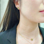 Frivole  Flower Malachite Earrings – LUX VERSE Luxury Designer Fashion Outlet