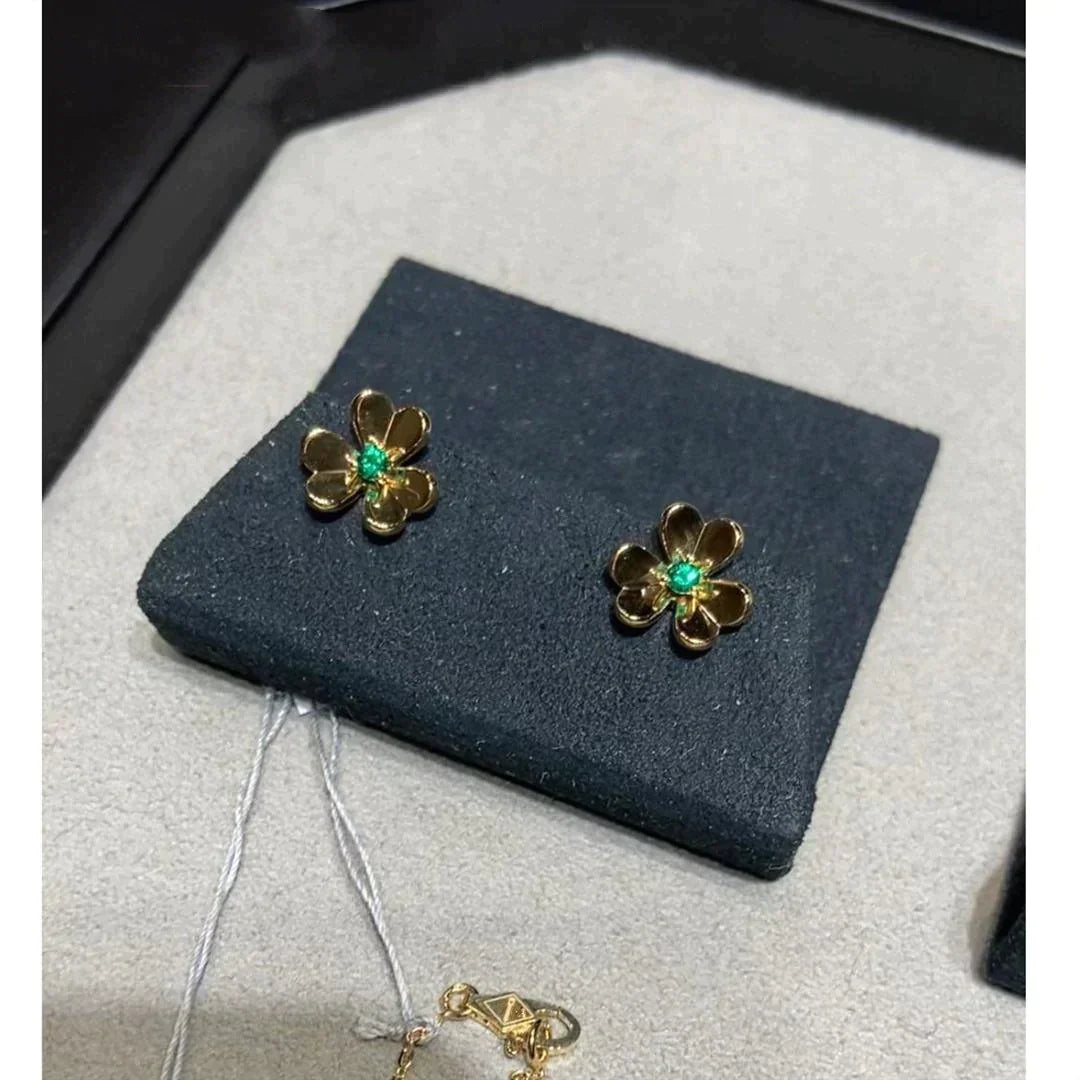 Frivole  Flower Malachite Earrings – LUX VERSE Luxury Designer Fashion Outlet