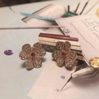 Frivole  Flower Diamond Earrings – LUX VERSE Luxury Designer Fashion Outlet