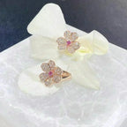 Frivole  Flower Diamond Earrings – LUX VERSE Luxury Designer Fashion Outlet