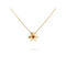 FRIVOLE GOLD FLOWER NECKLACE