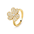 Frivole Gold Diamond Ring – LUX VERSE Luxury Designer Fashion Outlet
