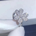 Frivole Silver Diamond Ring – LUX VERSE Luxury Designer Fashion Outlet