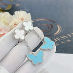 Lucky Butterfly Mop Turquoise Earrings – LUX VERSE Luxury Designer Fashion Outlet