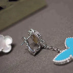 Lucky Butterfly Mop Turquoise Earrings – LUX VERSE Luxury Designer Fashion Outlet