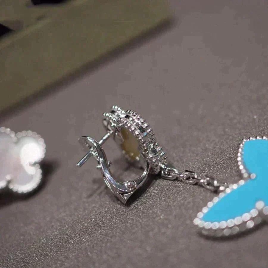 Lucky Butterfly Mop Turquoise Earrings – LUX VERSE Luxury Designer Fashion Outlet