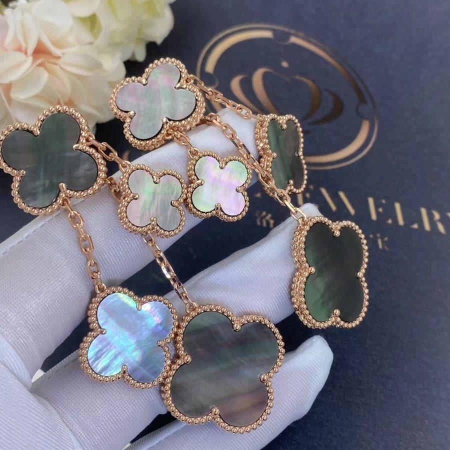 Clover 4 Motifs Dark Mop  Earrings – LUX VERSE Luxury Designer Fashion Outlet