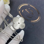 Clover Large 25mm Laser Necklace Silver – LUX VERSE Luxury Designer Fashion Outlet
