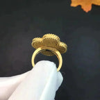 Clover Malachite Ring – LUX VERSE Luxury Designer Fashion Outlet