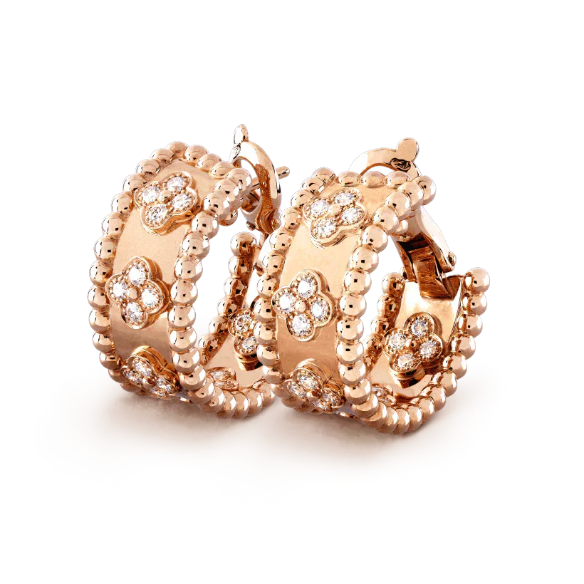 Perlee Diamond Earrings – LUX VERSE Luxury Designer Fashion Outlet