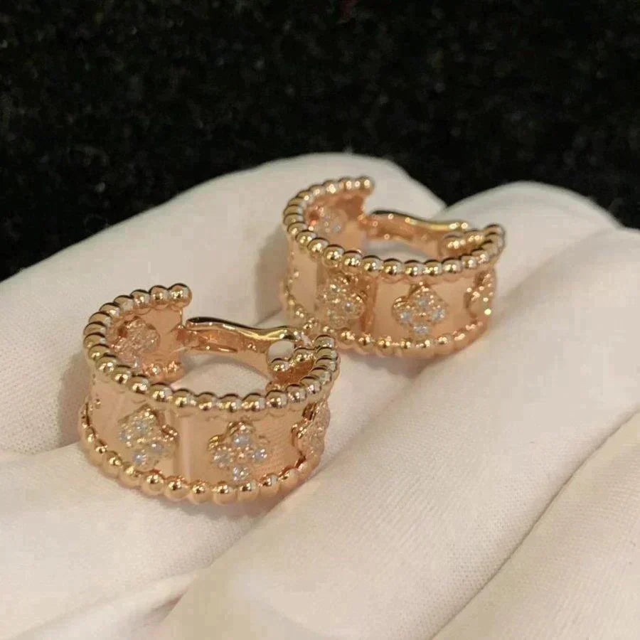 Perlee Diamond Earrings – LUX VERSE Luxury Designer Fashion Outlet