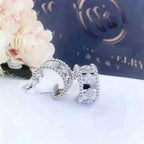 Perlee Diamond Earrings – LUX VERSE Luxury Designer Fashion Outlet