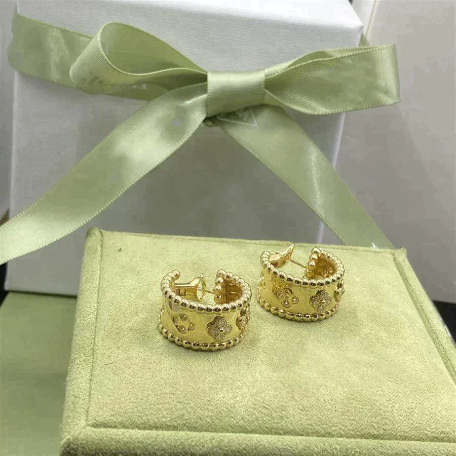Perlee Diamond Earrings – LUX VERSE Luxury Designer Fashion Outlet