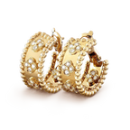 Perlee Diamond Earrings – LUX VERSE Luxury Designer Fashion Outlet