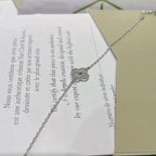 Clover  Single Flower Bracelet Silver – LUX VERSE Luxury Designer Fashion Outlet