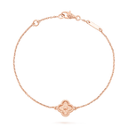 Clover Single Flower Bracelet – LUX VERSE Luxury Designer Fashion Outlet