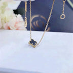 Clover Onyx Single Flower Bracelet – LUX VERSE Luxury Designer Fashion Outlet