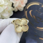 Clover Gold Ring – LUX VERSE Luxury Designer Fashion Outlet
