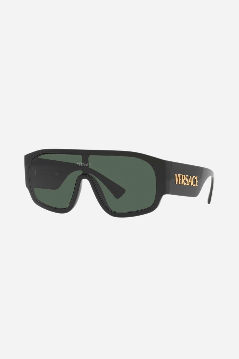 Acetate black mask – is distinguished by its strength of character, innovative use of new, – LUX VERSE Luxury Designer Fashion Outlet