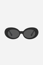 Biggie oval sunglasses in black with iconic jellyfish – designed line of distinctive eyewear available in unisex designs for those who – LUX VERSE Luxury Designer Fashion Outlet