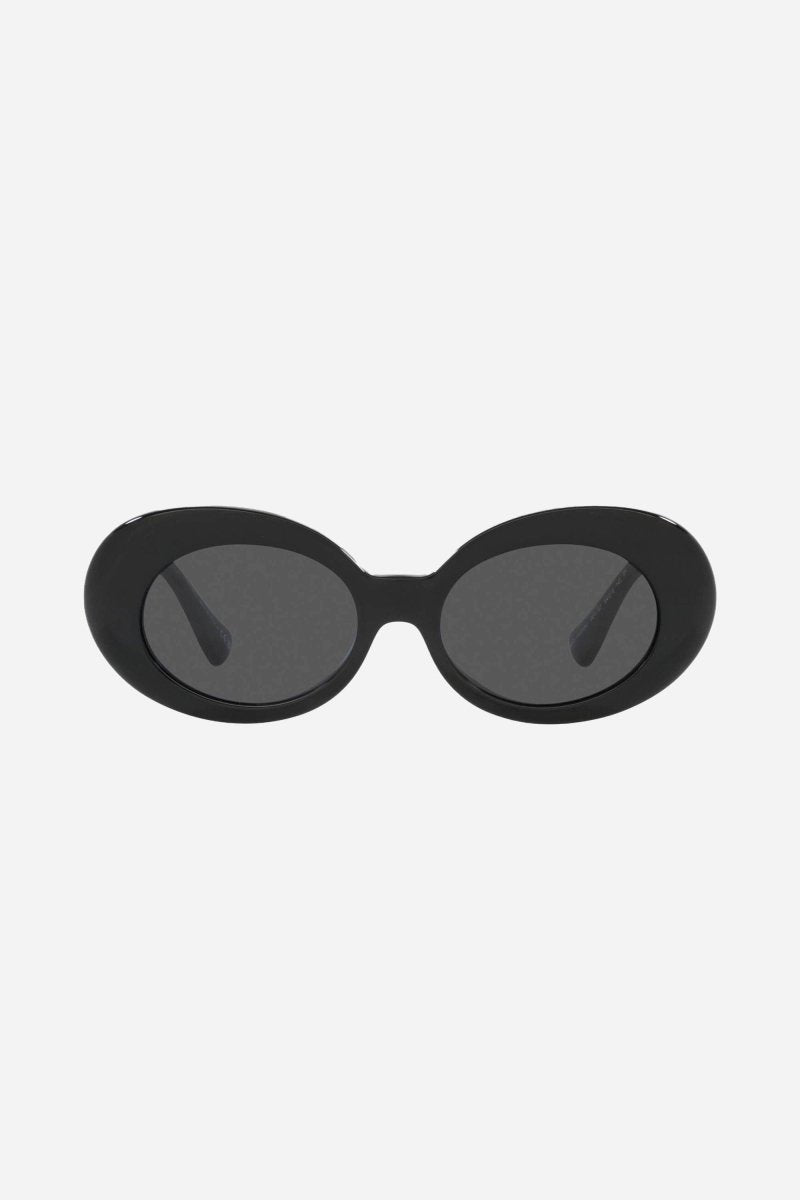 Biggie oval sunglasses in black with iconic jellyfish – designed line of distinctive eyewear available in unisex designs for those who – LUX VERSE Luxury Designer Fashion Outlet