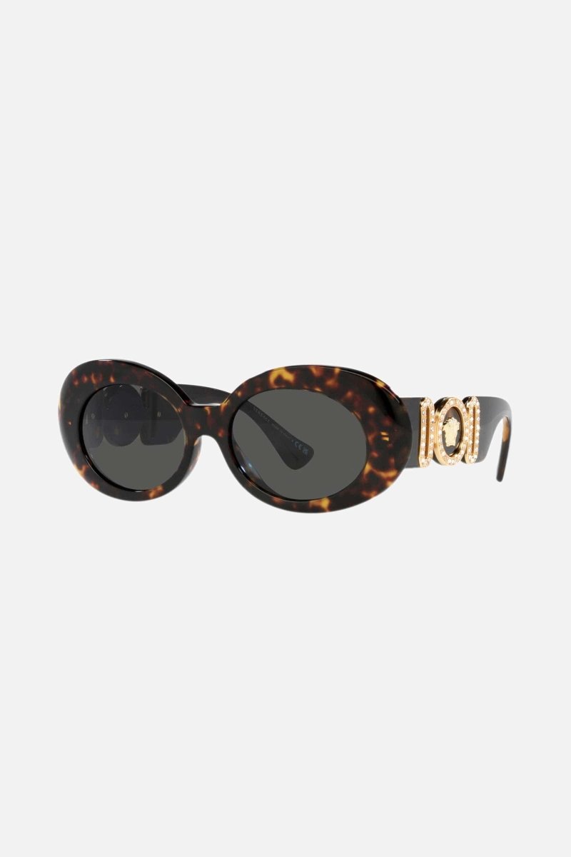 Biggie oval sunglasses in havana with iconic jellyfish – is distinguished by its strength of character, innovative use of new, – LUX VERSE Luxury Designer Fashion Outlet