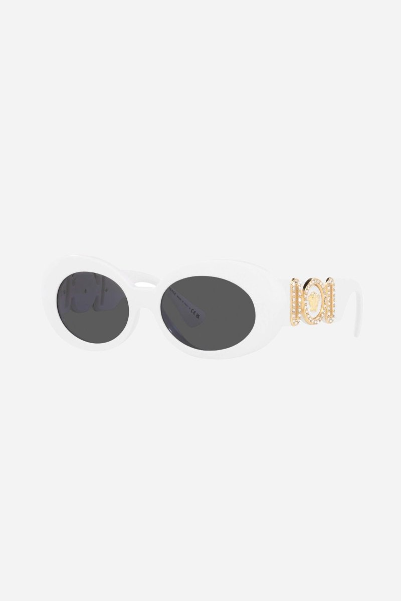 Biggie oval sunglasses in white with iconic jellyfish – is distinguished by its strength of character, innovative use of new, – LUX VERSE Luxury Designer Fashion Outlet