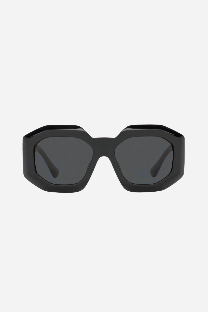 Biggie oversized sunglasses in black with iconic jellyfish – designed line of distinctive eyewear available in unisex designs for those who – LUX VERSE Luxury Designer Fashion Outlet