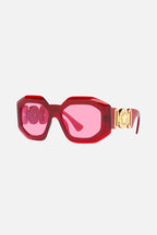 Biggie oversized sunglasses in burgundy with iconic jellyfish – is distinguished by its strength of character, innovative use of new, – LUX VERSE Luxury Designer Fashion Outlet