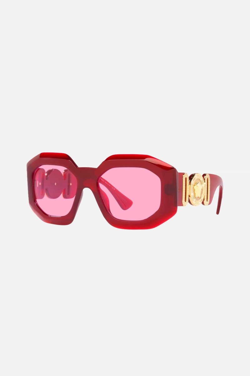 Biggie oversized sunglasses in burgundy with iconic jellyfish – is distinguished by its strength of character, innovative use of new, – LUX VERSE Luxury Designer Fashion Outlet