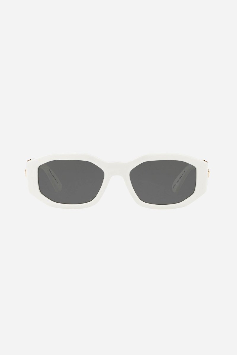 Biggie sunglasses in white with iconic jellyfish – designed line of distinctive eyewear available in unisex designs for those who – LUX VERSE Luxury Designer Fashion Outlet