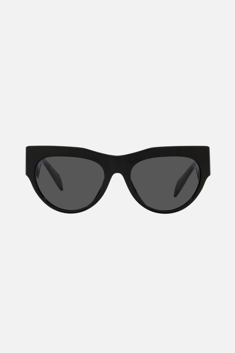 Cat-eye black sunglasses with gold logo – is distinguished by its strength of character, innovative use of new, – LUX VERSE Luxury Designer Fashion Outlet