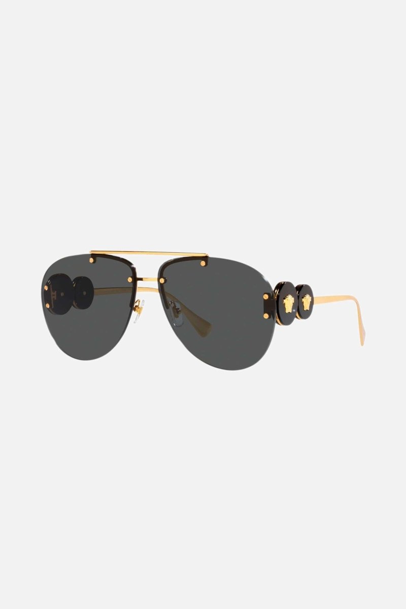 Grey pilot sunglasses featuring iconic jellyfish – is distinguished by its strength of character, innovative use of new, – LUX VERSE Luxury Designer Fashion Outlet