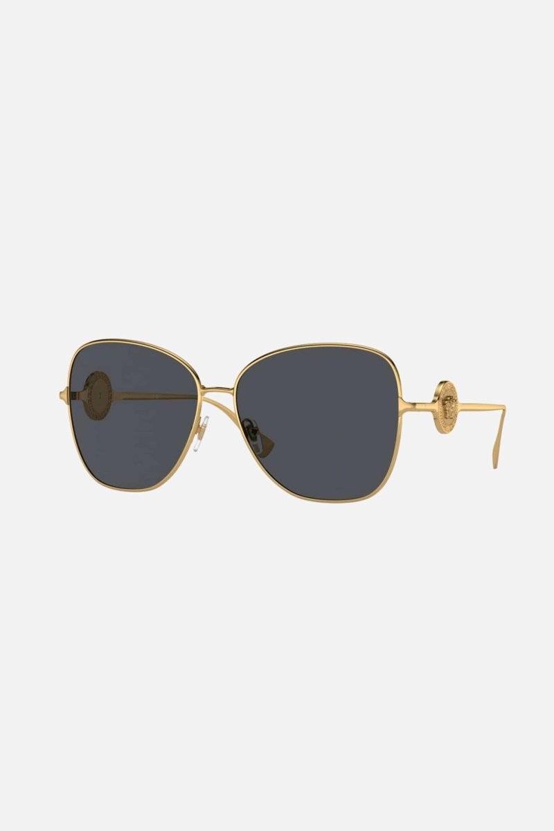 Pilot metal gold sunglasses featuring iconic jellyfish – designed line of distinctive eyewear available in unisex designs for those who – LUX VERSE Luxury Designer Fashion Outlet