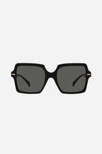 Squared black sunglasses with iconic jellyfish – is distinguished by its strength of character, innovative use of new, – LUX VERSE Luxury Designer Fashion Outlet