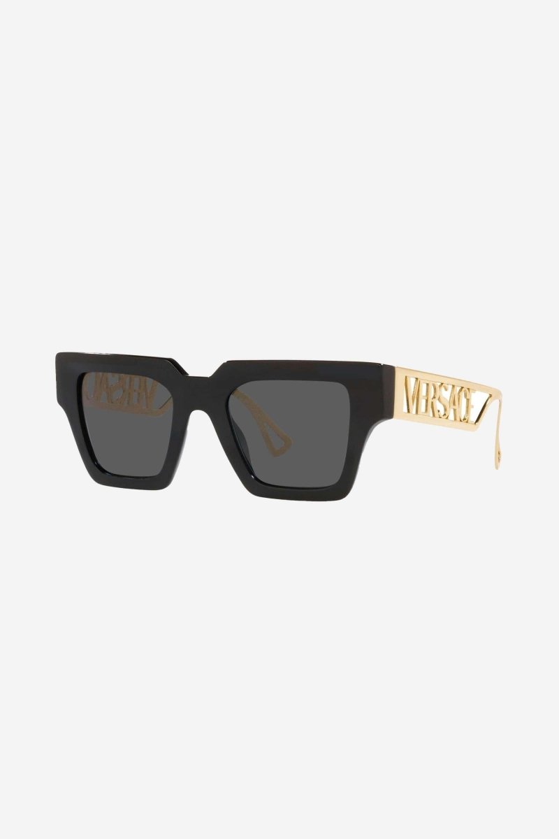 Squared combi black acetate sunglasses – is distinguished by its strength of character, innovative use of new, – LUX VERSE Luxury Designer Fashion Outlet
