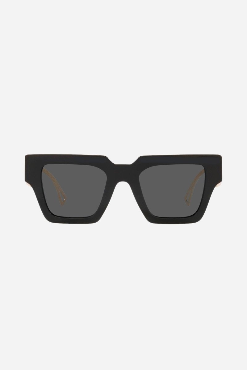 Squared combi black acetate sunglasses – designed line of distinctive eyewear available in unisex designs for those who – LUX VERSE Luxury Designer Fashion Outlet