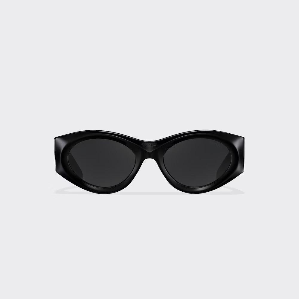 Vintage Symbole sunglasses. – the wide temples are accented with an exclusive metal element depicting the iconic – LUX VERSE Luxury Designer Fashion Outlet