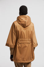 Vorassy Hooded Cape – crafted from recycled longue saison outer fabric Longue saison lining Down-filled – LUX VERSE Luxury Designer Fashion Outlet