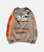 Wes Lang Bird Sweatshirt – material: Premium Cotton & Polyester Design: High Quality Print | Fit – LUX VERSE Luxury Designer Fashion Outlet