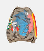 Wes Lang Bird Sweatshirt – sIZE (cm) Lenght Bust Shoulder Sleeve M 68 104 45 62 L 70 106 47 64 XL 72 108 49 66 – LUX VERSE Luxury Designer Fashion Outlet